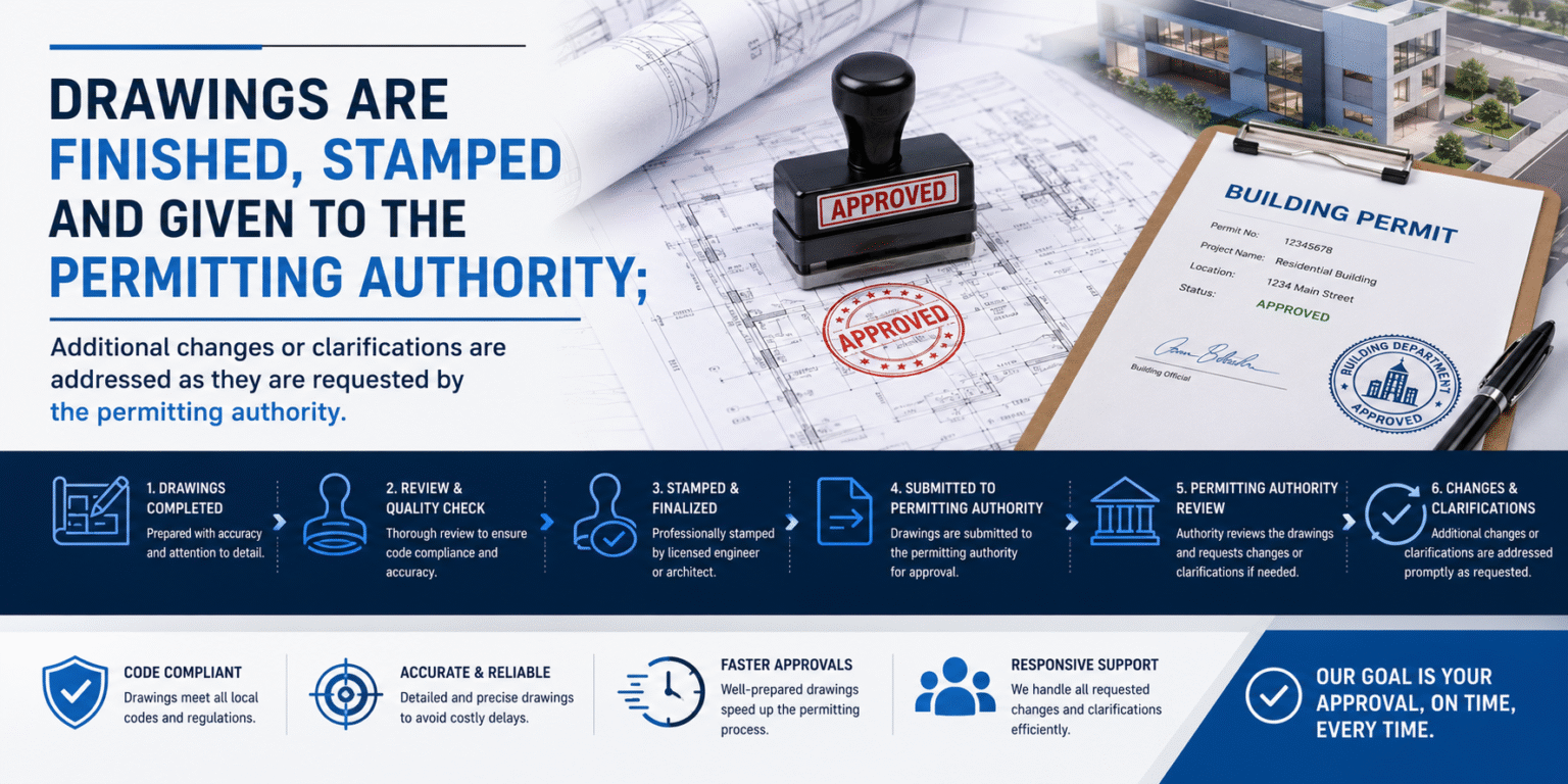 Drafting, Permit Drawings & P.E Stamping