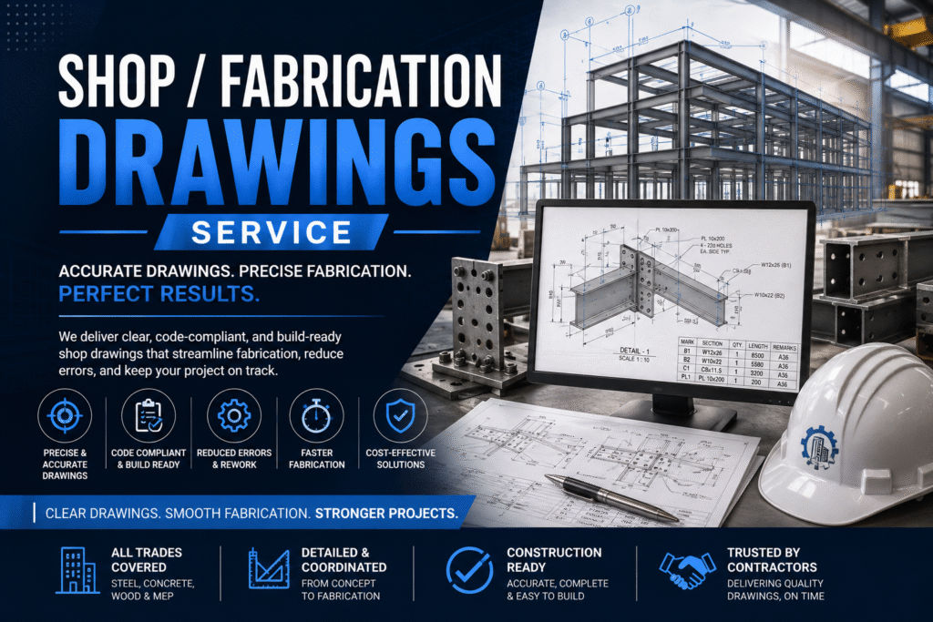 Shop/Fabrication Drawings service